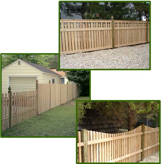wood fence Samples